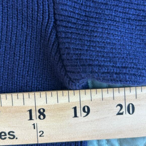 Maeve Flat White Varsity Sweater Twofer Mini Dress, Sz MP - Picture 8 of 9